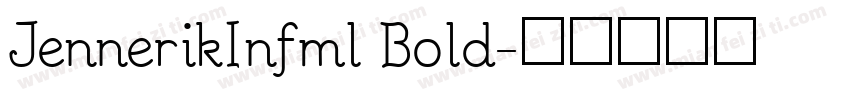 JennerikInfml Bold字体转换